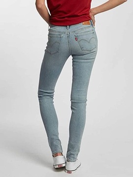 Levis Damskie dżinsy 711 Skinny Lets Run Away 18881-0200-28/30