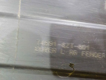 HONDA CR-Z 11R PODBĚH LEVÉ ZADNÍ