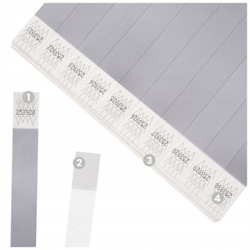 БЕЛЫЕ БРАЛЕТЫ TYVEK С ПОЛНОЦВЕТНОЙ ПЕЧАТЬЮ ДЛЯ МЕРОПРИЯТИЙ