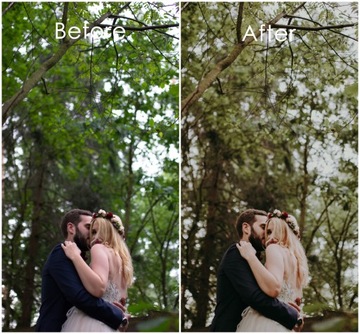 Пресет Adobe Lightroom Свадебные пресеты — 12 штук