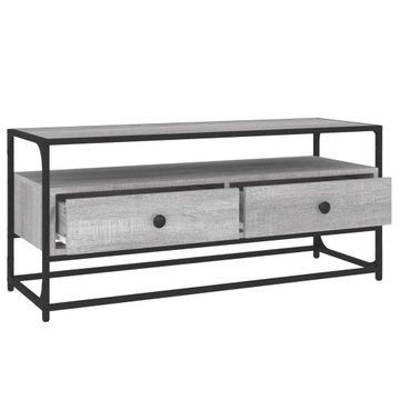 SZAFKA POD TV SZARY DĄB SONOMA 100X35X45CM