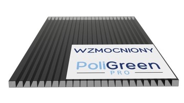 Poliwęglan komorowy ProBrand, WZMOCNIONY 2500x1050 dymny (szary) 10mm