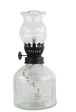 LAMPA NAFTOWA RETRO ANTYCZNA VINTAGE NA OLEJ NAFTĘ LAMPION LATARNIA 19,5 cm