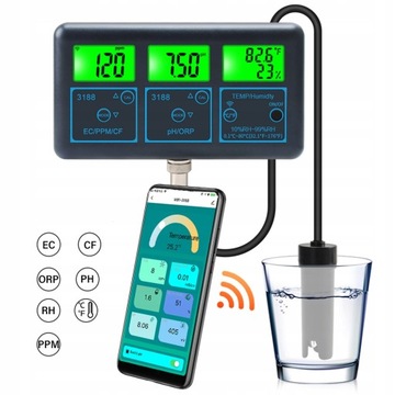 ТЕСТЕР КАЧЕСТВА ВОДЫ 7в1 Tuya WiFi