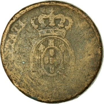 Монета, Португалия, Жо, 40 Рейсов, Патако, 1814 г., VG(8-