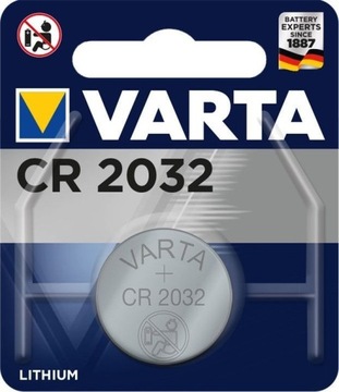 Bateria alkaliczna do pilotów Varta PŁASKA CR2032