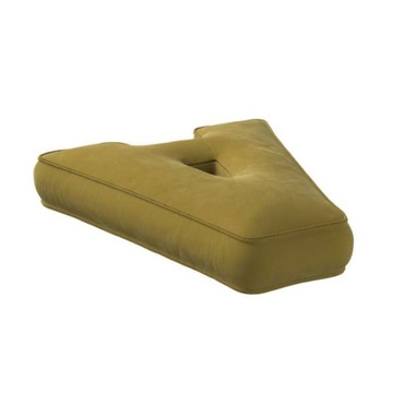 Yellow Tipi Poduszka literka A zielony