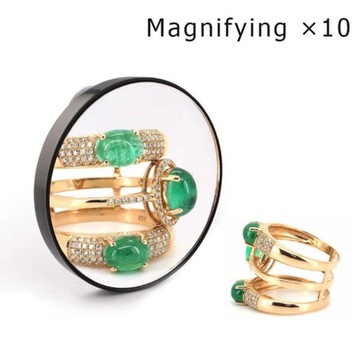 Зеркало для макияжа 5/10/15X с двумя присосками.