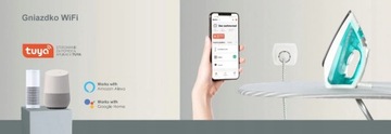 Интеллектуальная розетка для умного дома WiFi