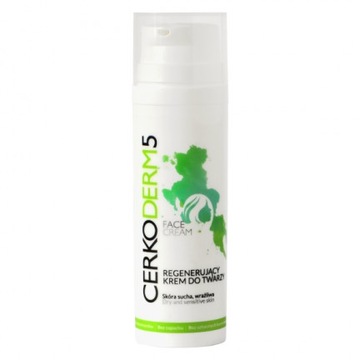 Cerkoderm 5 Regenerujący krem do twarzy, 50 ml
