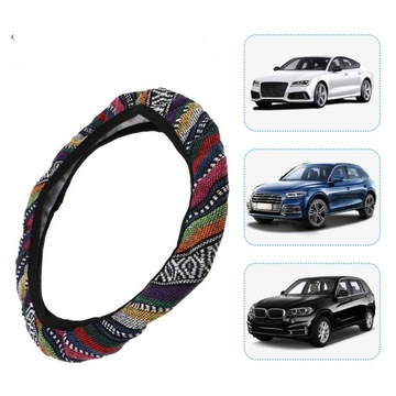 АКСЕССУАРЫ ДЛЯ АВТОМОБИЛЬНОГО РУЛЯ АВТОМОБИЛЬНЫЙ ЧЕХОЛ ЖЕНСКИЙ ФОЛК-КАСТОМ ЧЕХОЛ