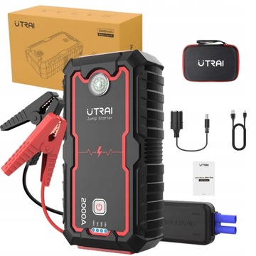 ЗАПУСК Jump Starter POWERBANK Booster 2000A UTRAI