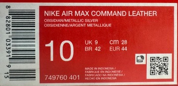 Buty NIKE AIR MAX COMMAND rozmiar 44