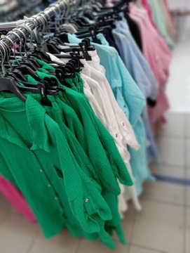 Муслиновый КОМПЛЕКТ, рубашка, рукава 3/4, свободные брюки, белый