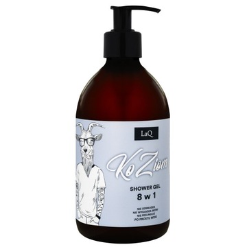 LAQ ŻEL POD PRYSZNIC DLA MĘŻCZYZN 8 W 1 KOZIOM 500ML