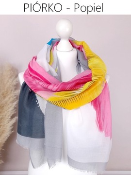 модный ПЛЯЖНЫЙ ШАРФ ПАРЕО модная накидка-туника FINGERS КРАСИВЫЕ ЦВЕТА ШАРФА