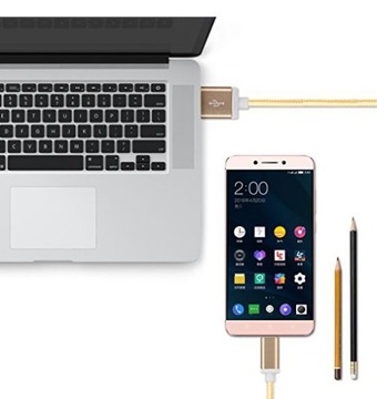 USB-кабель для быстрой зарядки типа C, нейлон, 2 метра