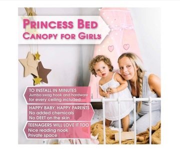 КОМАРНЫЙ БАЛДАХИН ДЛЯ ДЕВУШКИ-ПРИНЦЕССЫ