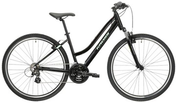 ROWER CROSSOWY KROSS EVADO 2.0 DAMSKI 28 L(19'') czarno-miętowy połysk