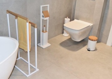 КОМПЛЕКТ ДЛЯ МУСОРНОЙ БОРНИЦЫ + СТОПКА БУМАГИ ДЛЯ ВАННОЙ КОМНАТЫ