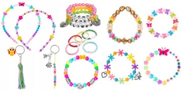 ПОДАРОЧНЫЙ НАБОР БИСЕРОВ ДЛЯ ИЗДЕЛИЯ БРАСЛЕТОВ НА ДЕНЬ РОЖДЕНИЯ ДЕВОЧКЕ