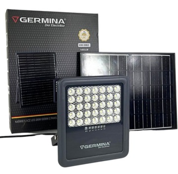 Naświetlacz LED z panelem solarnym 200W 5000K