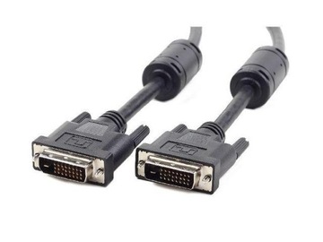Kabel DVI-D męski na DVI-D męski 24+1 DL 1.8m