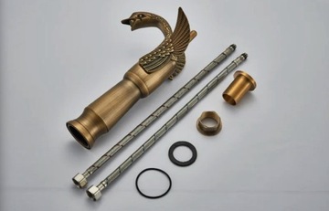 SWAN Смеситель для умывальника напольный ANTIQUE BRASS LUXURY