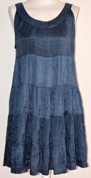 LISE SANDAHL jedwabna letnia sukienka 100% silk rozmiar S / M