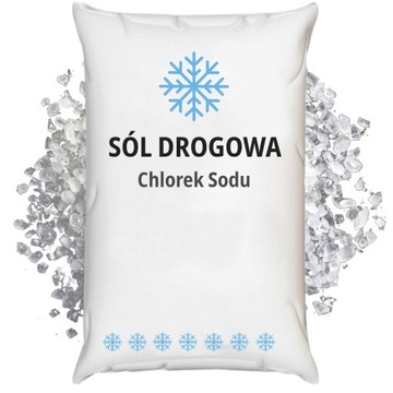 SÓL DROGOWA Chlorek Sodu 25KG Worek