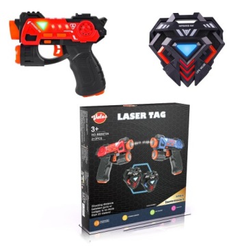 ПЕЙНТБОЛ ЛАЗЕРТАГ НАБОР ЛАЗЕРНЫХ ПИСТОЛЕТОВ 4 РЕЖИМА × 4 ПОДАРОК