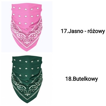 CHUSTA BANDANA CHUSTKA BANDAMA BANDAMKA APASZKA