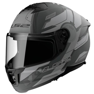 KASK LS2 FF808 STREAM II SHADOW SZARY MAT Rozmiar XXL ECE 22.06