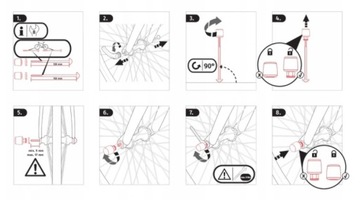 Колесные замки ABUS Nutfix M5 135 мм синие