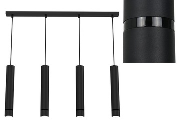 LAMPA ZWIS TUBA SOPLE EYE METAL STÓŁ 4xGU10 80cm