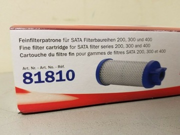 SATA Wkład do filtra dokładnego oczyszczania 81810