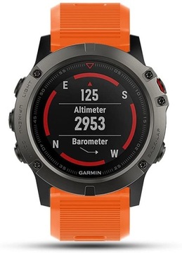 ОРАНЖЕВЫЙ Ремешок Garmin FENIX 7X PRO с сапфировым стеклом Solar