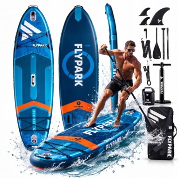 DESKA SUP DO PŁYWANIA 335 cm POMPOWANA DMUCHANA STAND UP PADDLE Z WIOSŁEM