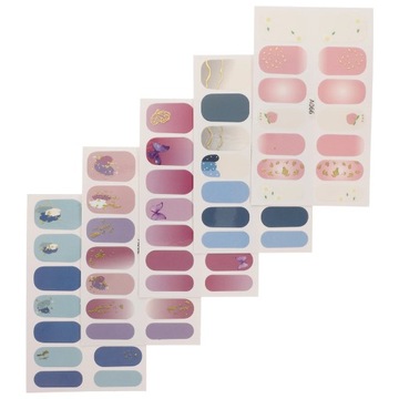 Гелевые ногти в листе Ультратонкая наклейка