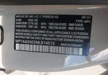 Porsche Macan SUV Facelifting 2.0  245KM 2021 Porsche Macan Auta z USA - Zapytaj o wiecej ofert 2.0 Benzyna 245KM, zdjęcie 5