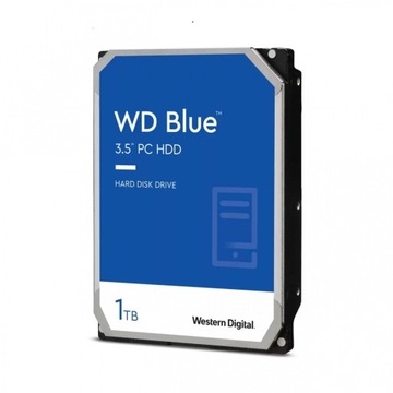 Жесткий диск WD Blue WD10EZEX (1 ТБ; 3,5 дюйма; 64 МБ; 7200 об/мин)