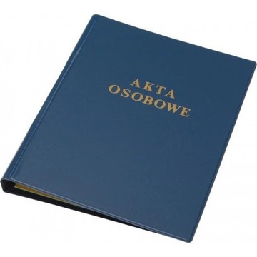 Teczka akt osobowych A4 PVC granatowa 0409-0013-02