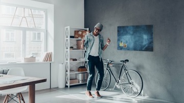 Стеклянная картина ОБЛАЧНОЕ НЕБО 90х60 см + БЕСПЛАТНЫЙ набор аксессуаров