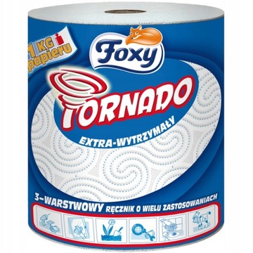FOXY TORNADO RĘCZNIK PAPIEROWY KUCHENNY MEGA MOCNY