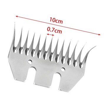 Сменные лезвия для ножниц для овец. Электрическая гребенка для шерсти, 13 изогнутых зубцов.