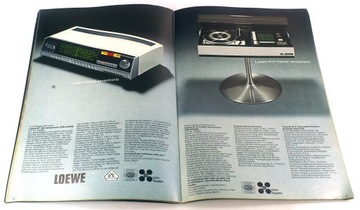 ПРЕЗЕНТАЦИОННЫЙ КАТАЛОГ LOEWE 1973 ГОДА