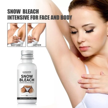 30 мл Черный крем для удаления подмышек и бедер, осветляет и отбеливает