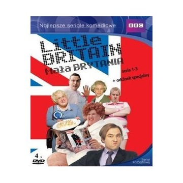 LITTLE BRITAIN. Pakiet Mała Brytania. 4 płyty. DVD