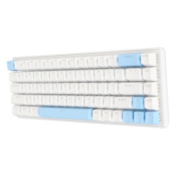 МЕХАНИЧЕСКАЯ КЛАВИАТУРА 60% RGB БЕЛЫЙ СИНИЙ СВЕТОДИОД