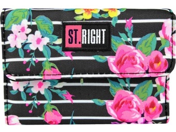 КОШЕЛЕК ST.RIGHT NW02 СВЕТЛЫЕ РОЗЫ, РАСШИРЯЕМЫЙ
